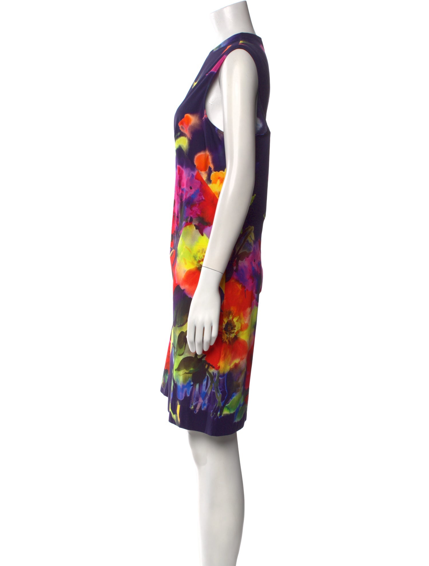 Lela Rose Floral Print Knee-Length Dress w/ Tags