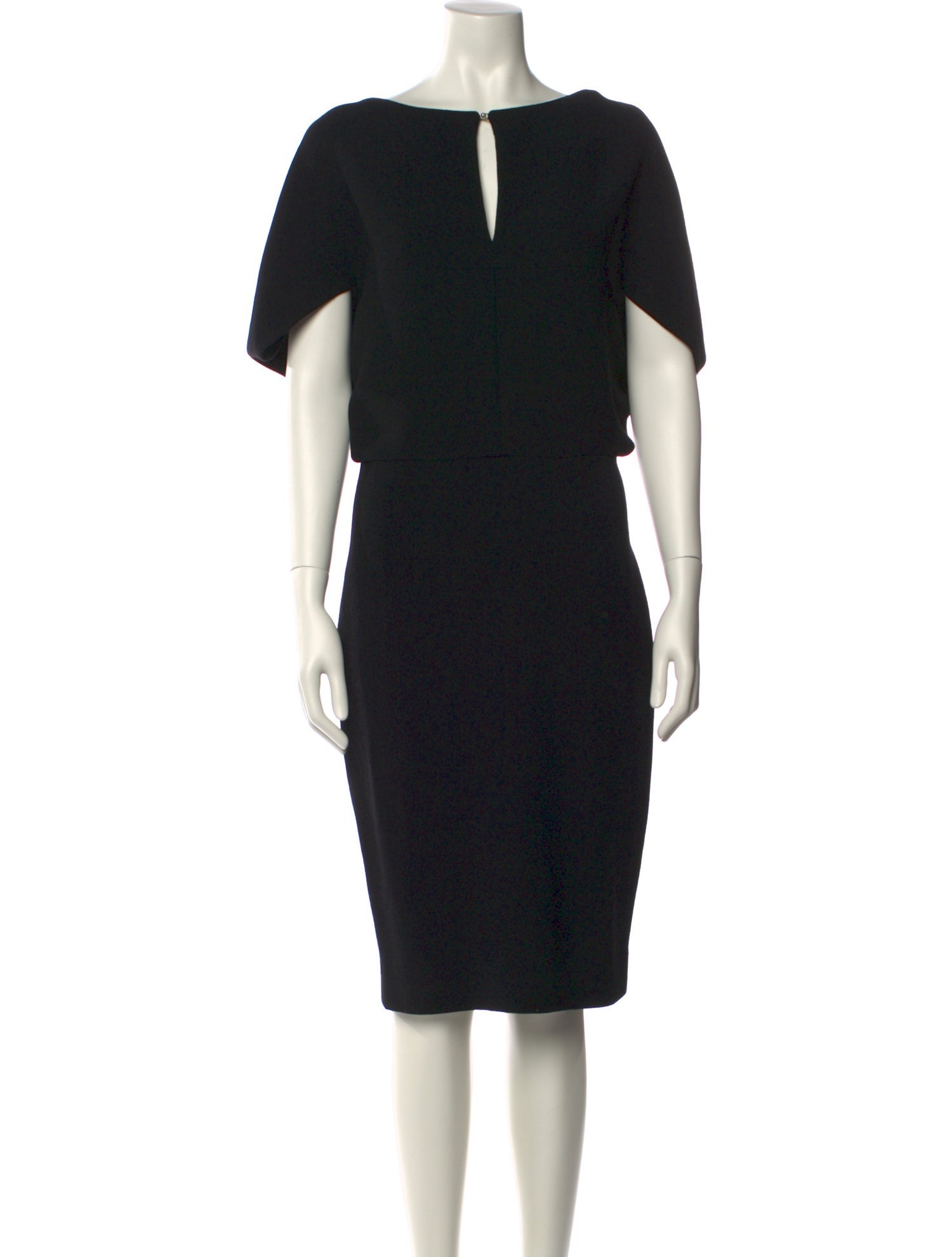 Lela Rose Virgin Wool Midi Length Dress