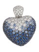Leo Pizzo 18K Sapphire & Diamond Amore Pendant Necklace