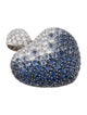 Leo Pizzo 18K Sapphire & Diamond Amore Pendant Necklace
