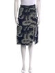 Leo Printed Knee-Length Skirt