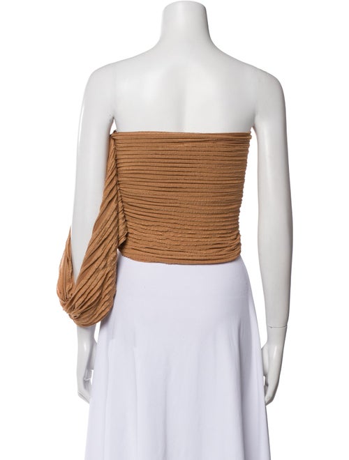 Leo Strapless Crop Top