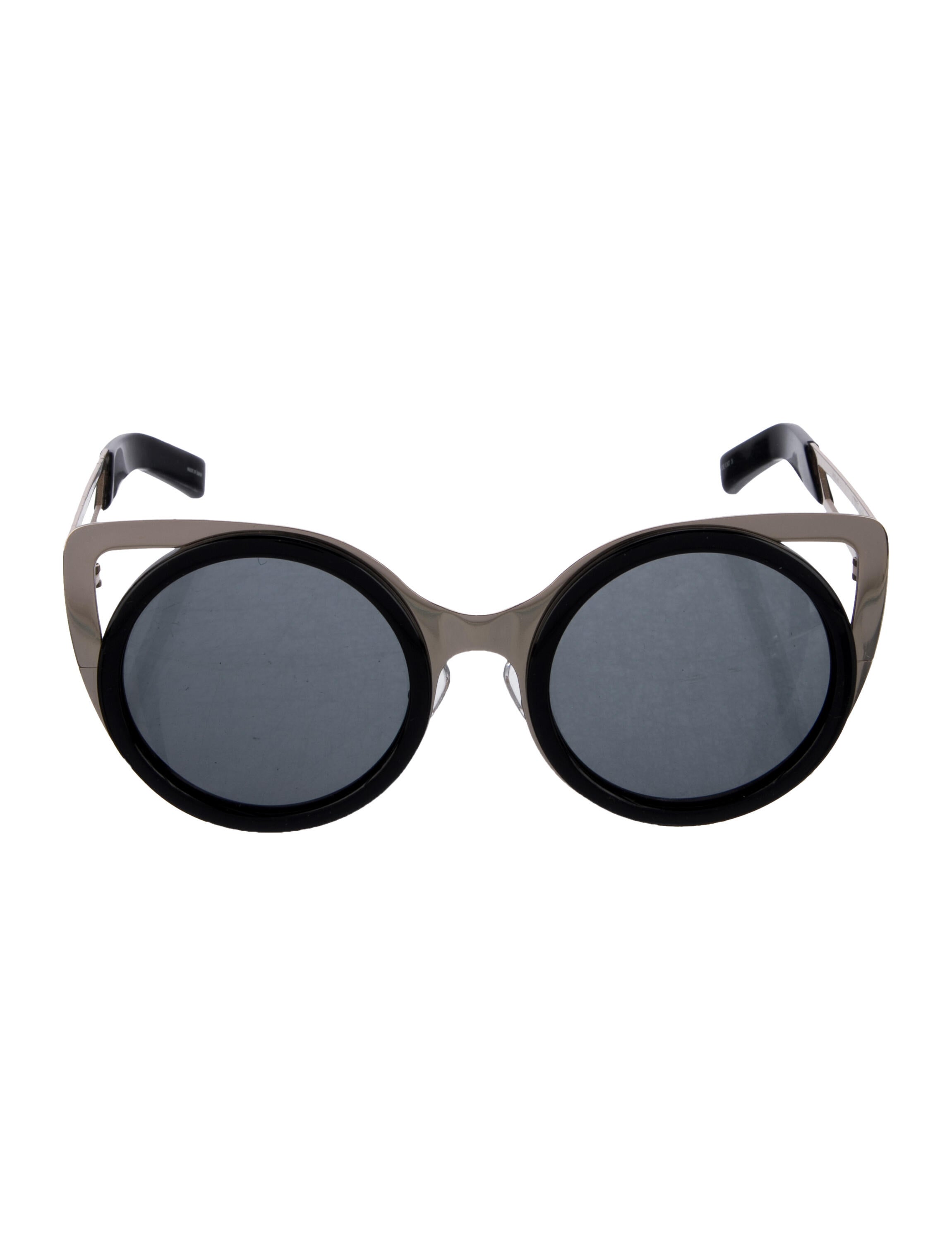 Erdem x Linda Farrow Oversize Tinted Sunglasses