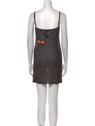 Leslie Amon Printed Mini Dress