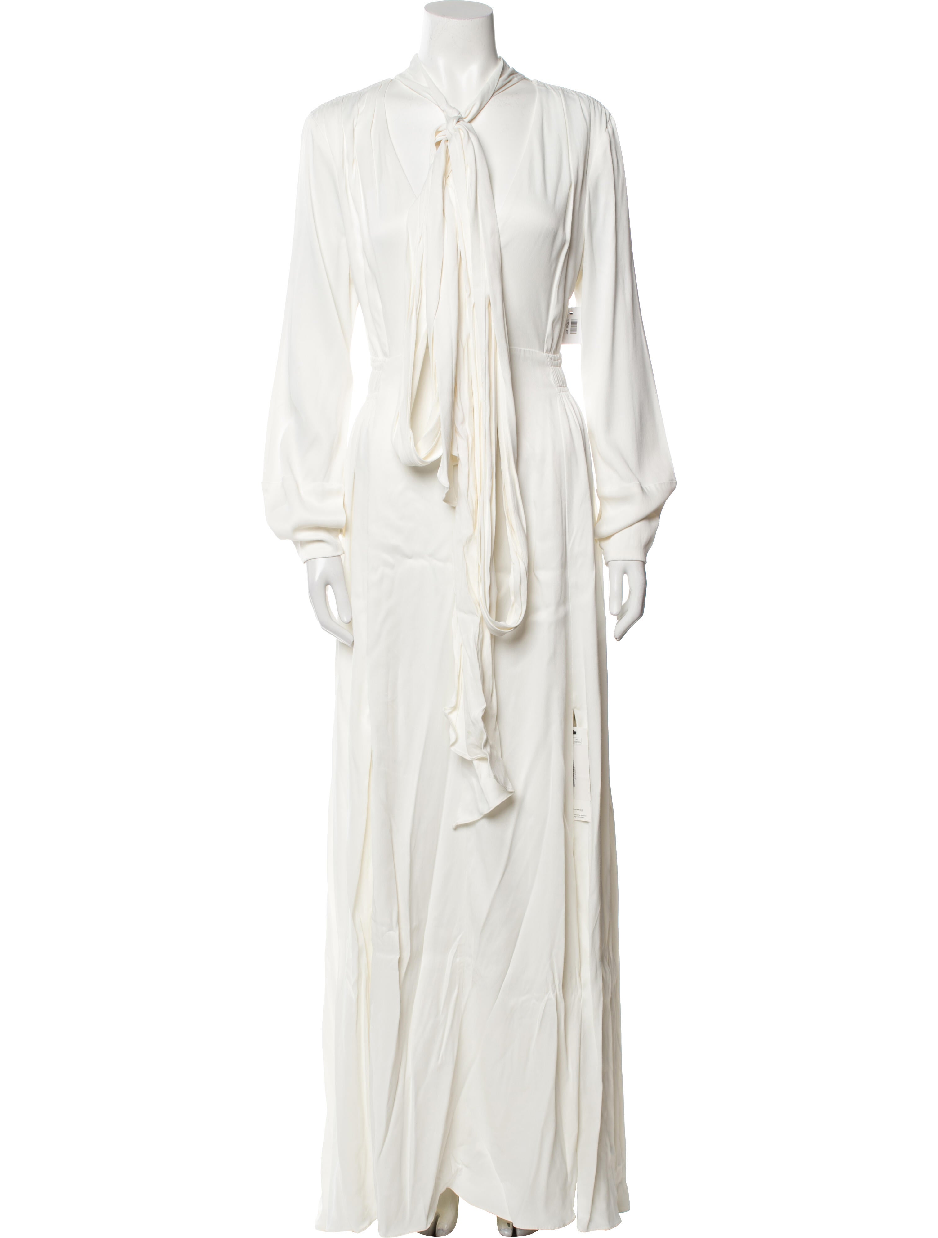 Les Hèritiers V-Neck Long Dress