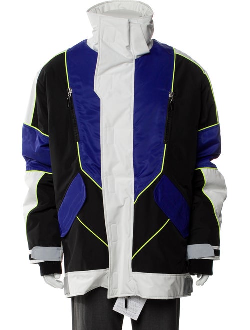 Les Hommes Colorblock Pattern Jacket
