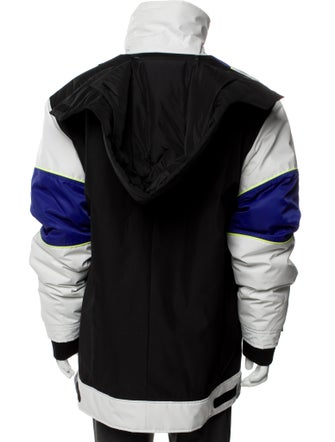 Les Hommes Colorblock Pattern Jacket