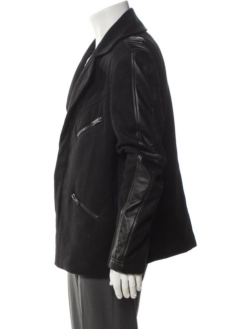 Les Hommes Wool Moto Jacket