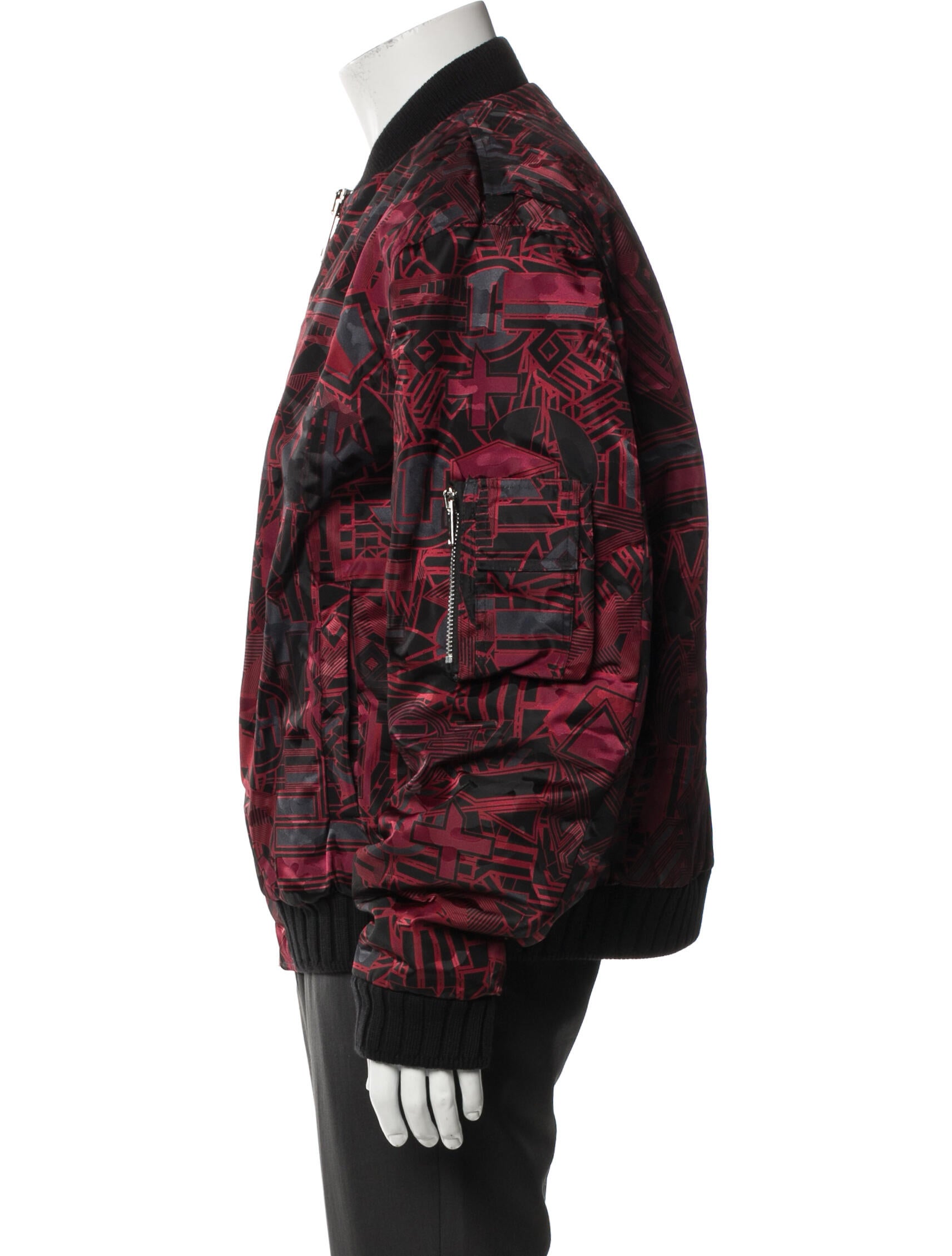 Les Hommes Printed Trucker Jacket