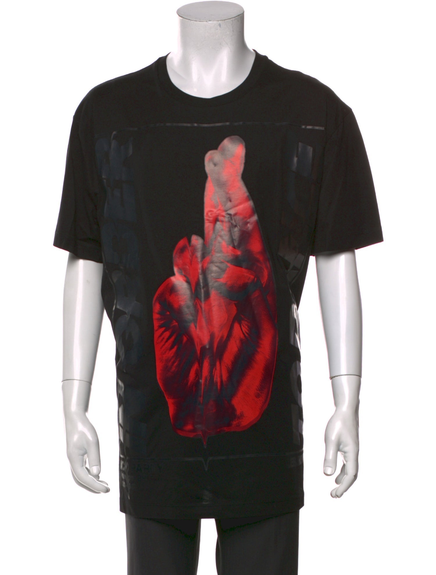 Les Hommes Printed Crew Neck T-Shirt