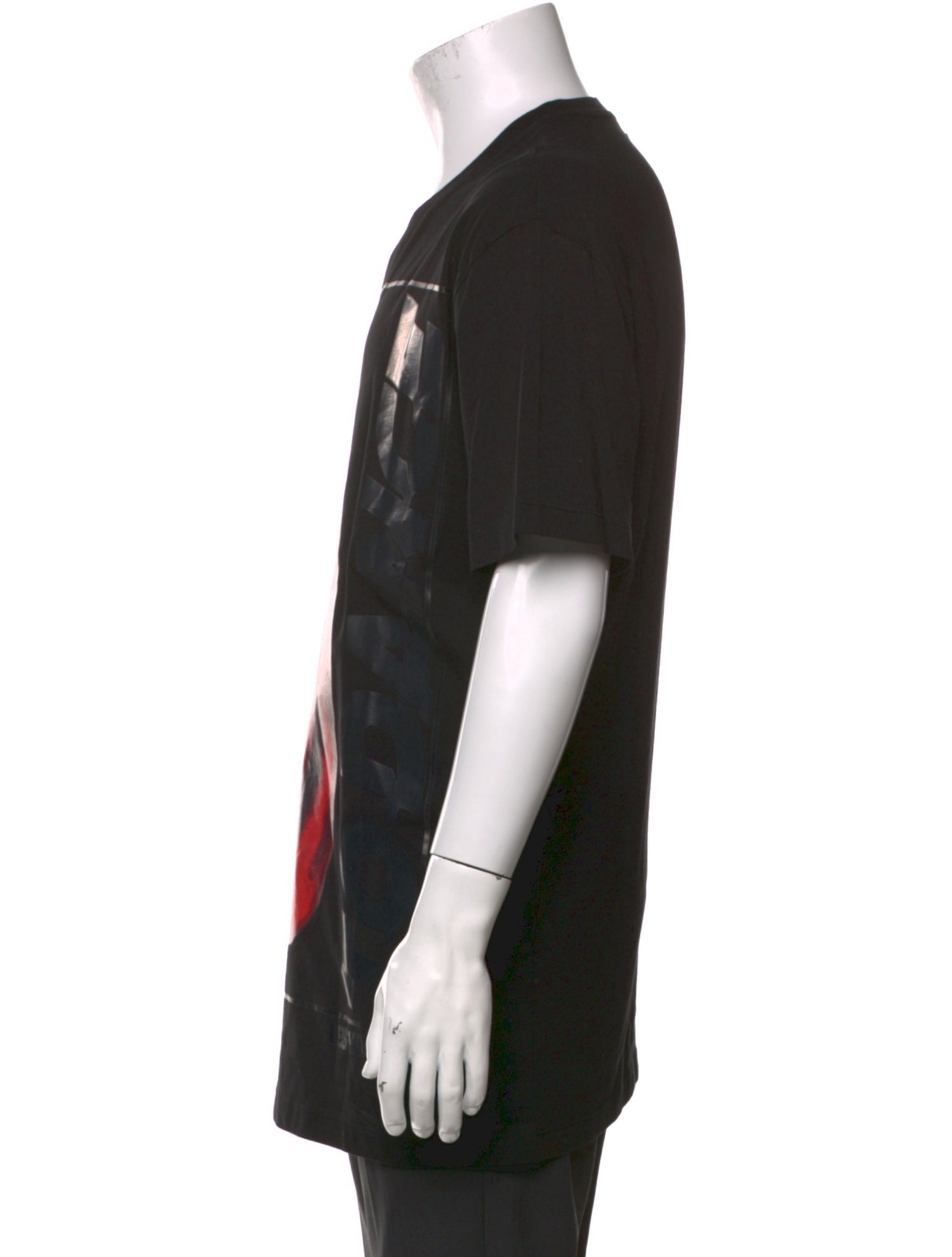 Les Hommes Printed Crew Neck T-Shirt