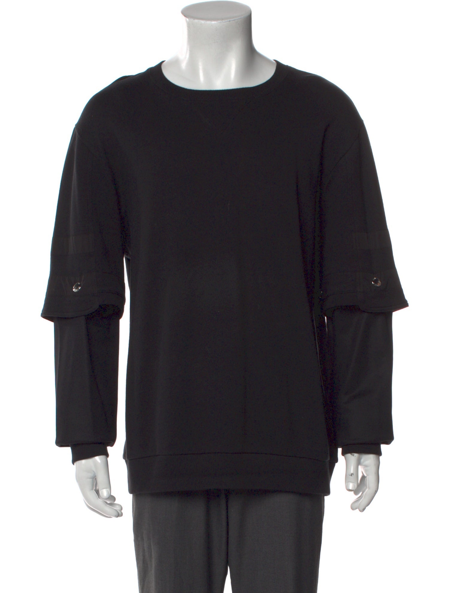 Les Hommes Crew Neck Long Sleeve Sweatshirt