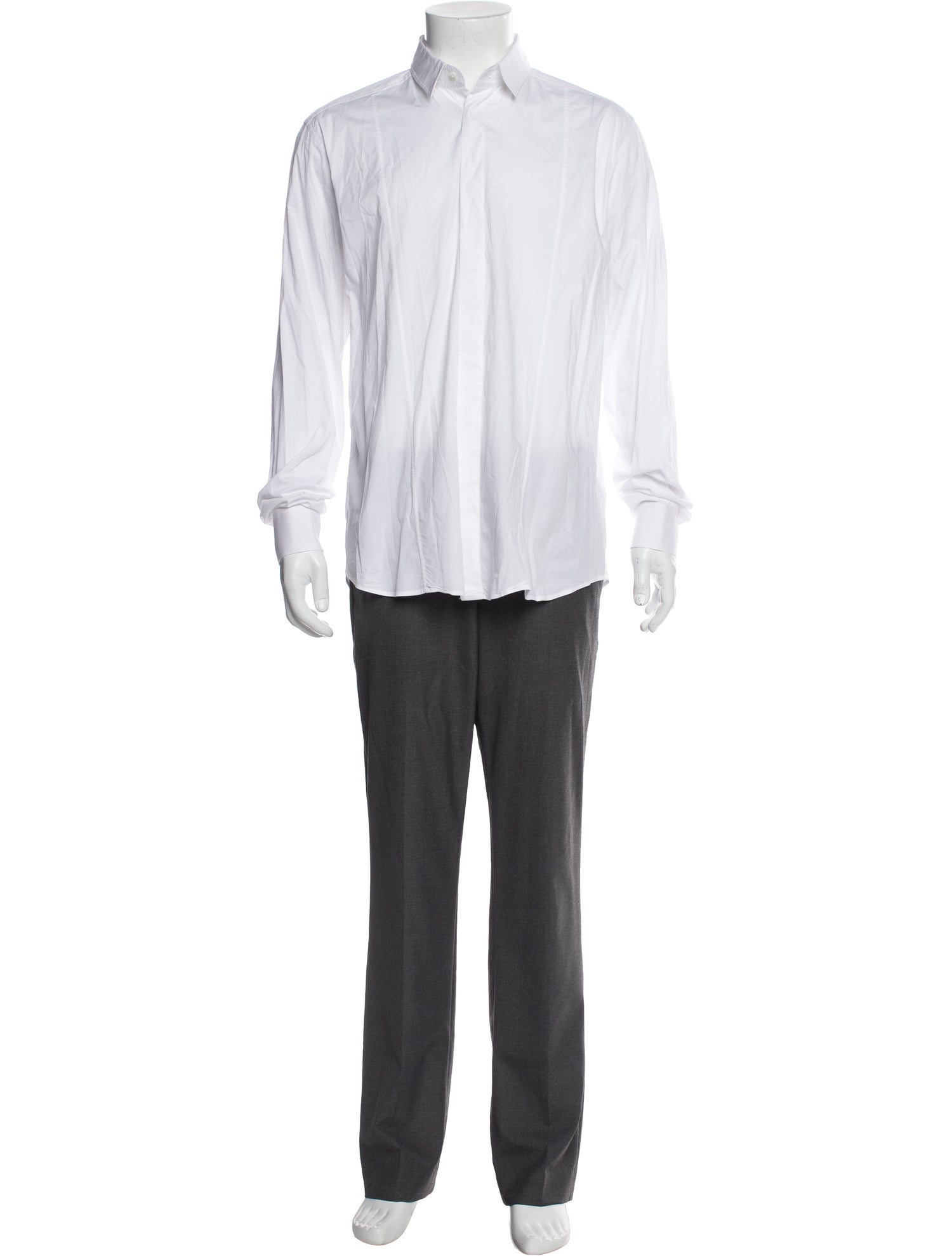 Les Hommes Long Sleeve Dress Shirt