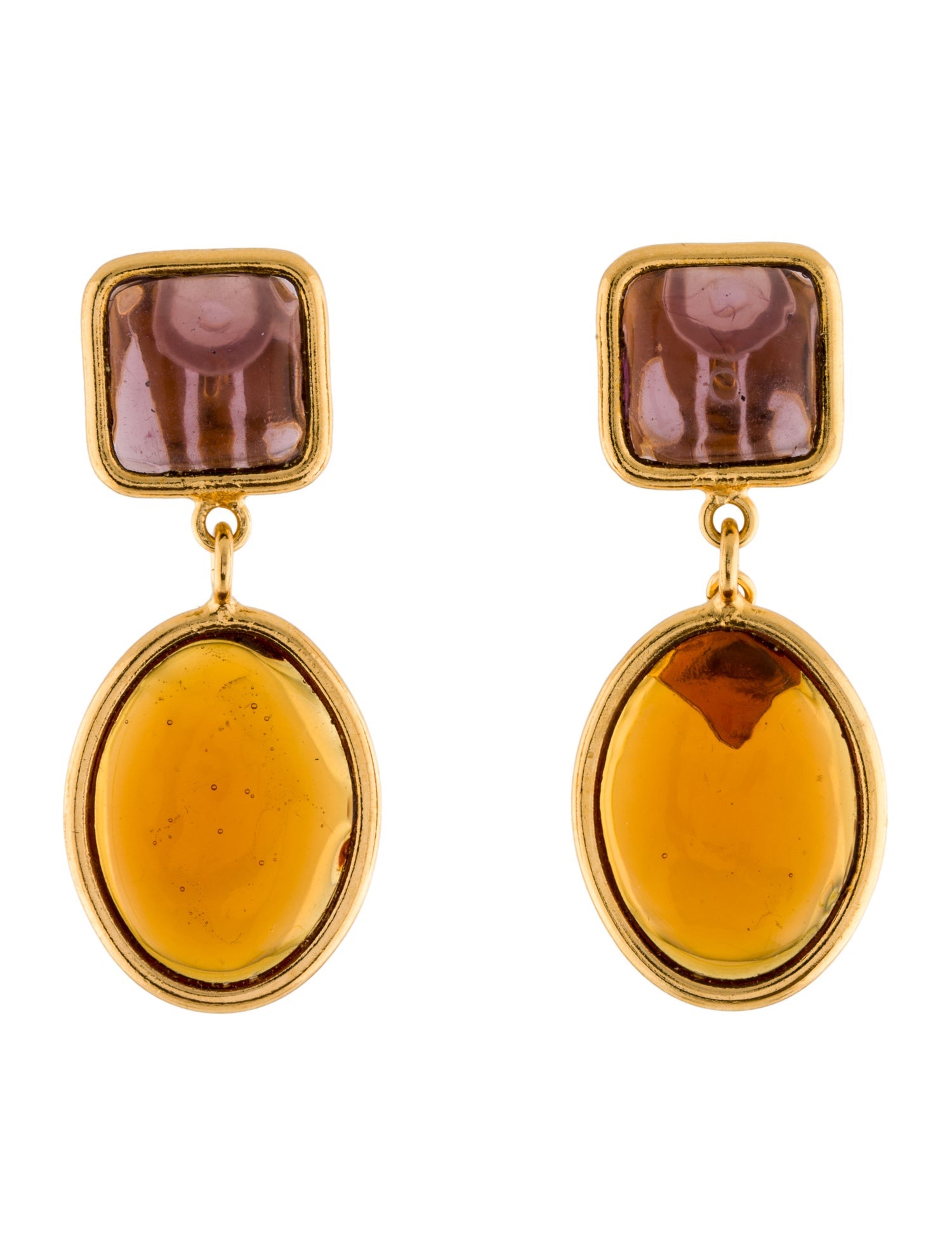 Loulou De La Falaise Glass Drop Earrings