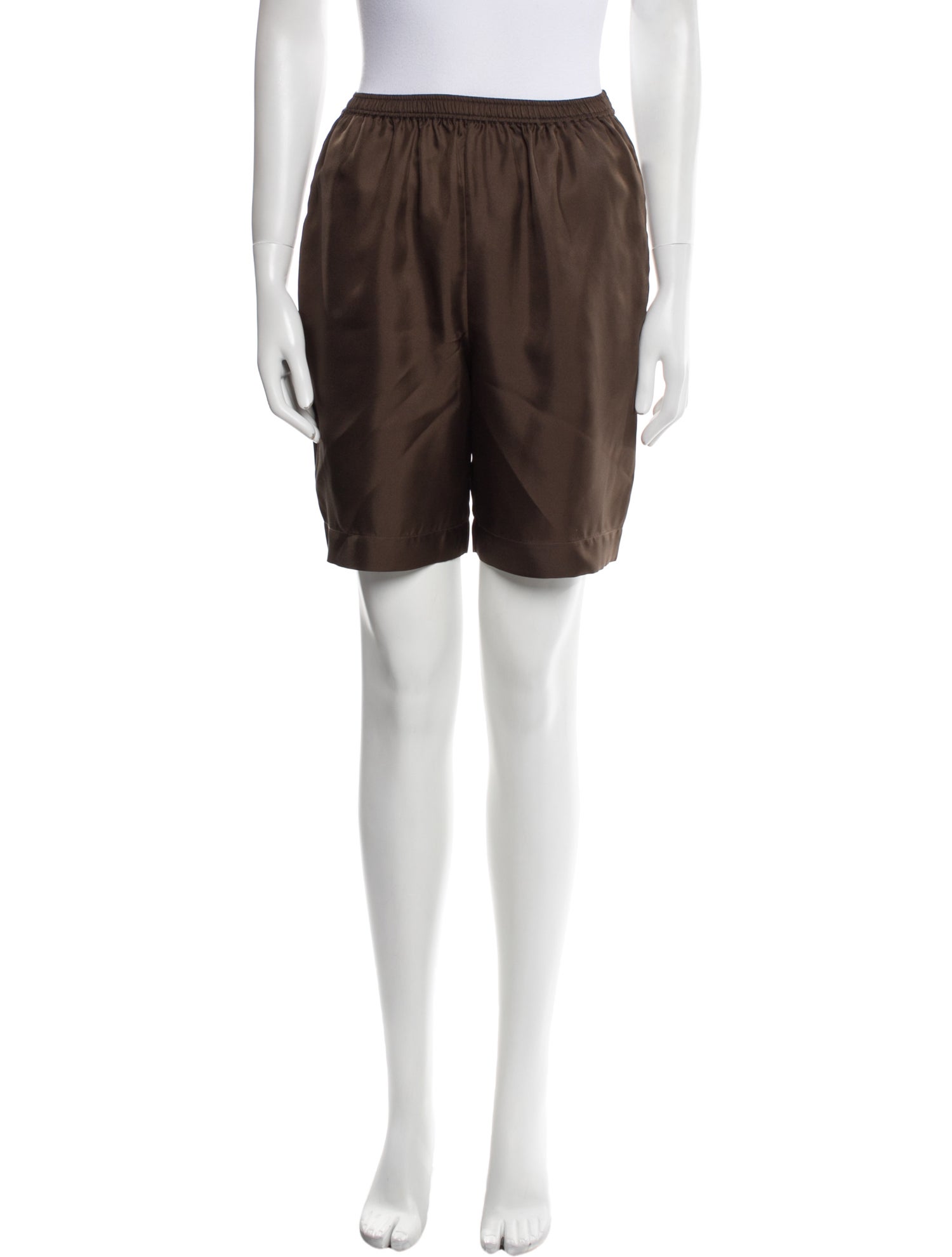 Loulou De La Falaise Silk Knee-Length Shorts w/ Tags