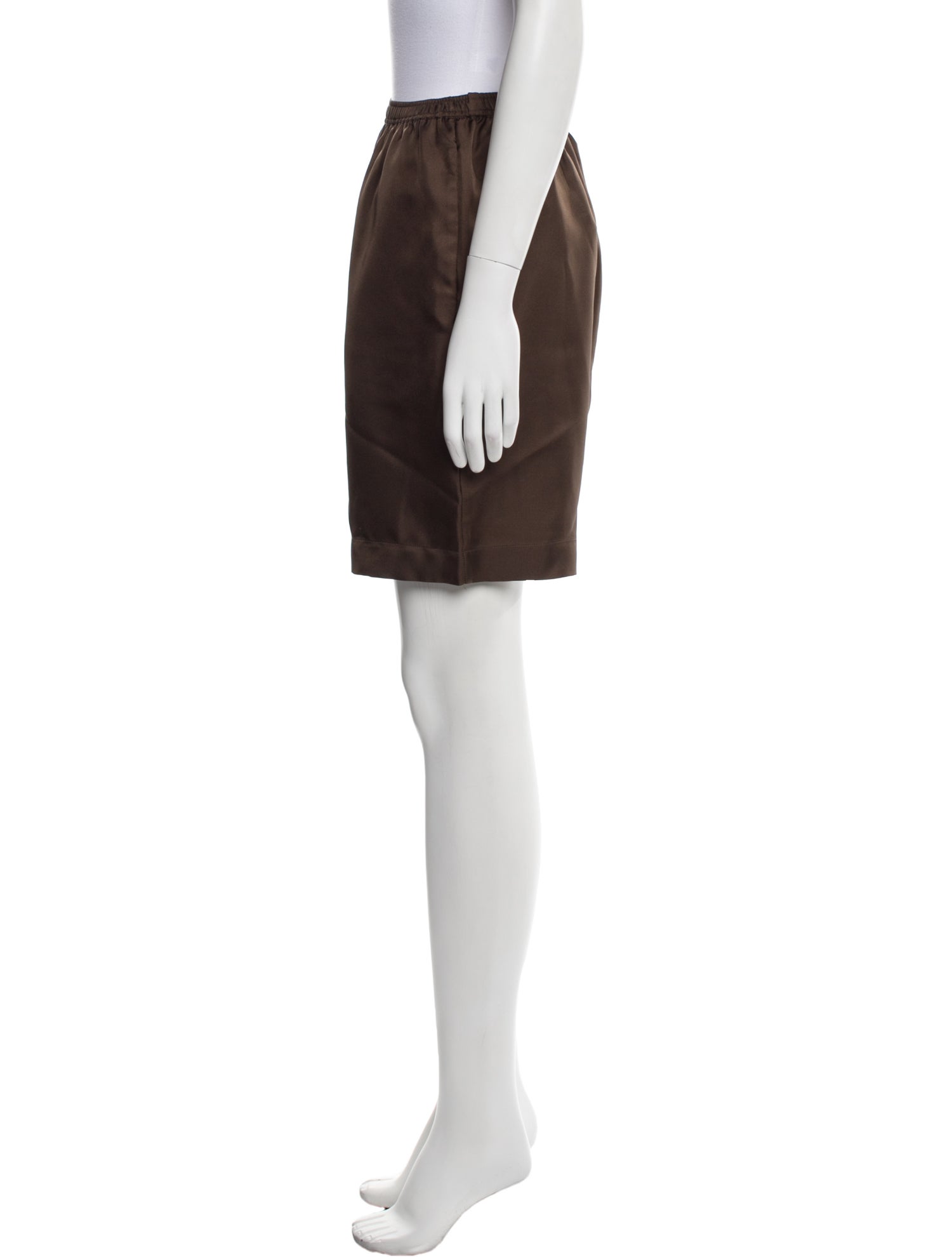 Loulou De La Falaise Silk Knee-Length Shorts w/ Tags