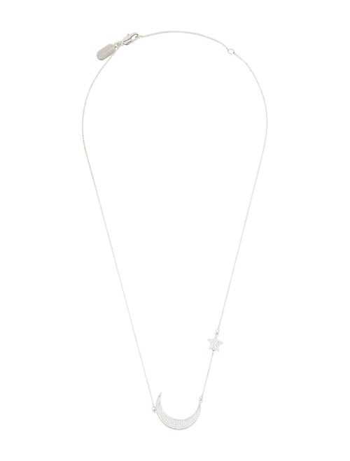 Lisa Freede Crystal Star & Moon Pendant Necklace