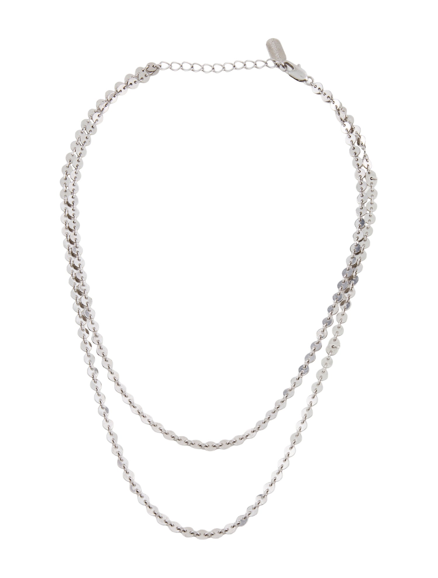 Lisa Freede Double Strand Disc Collar Necklace