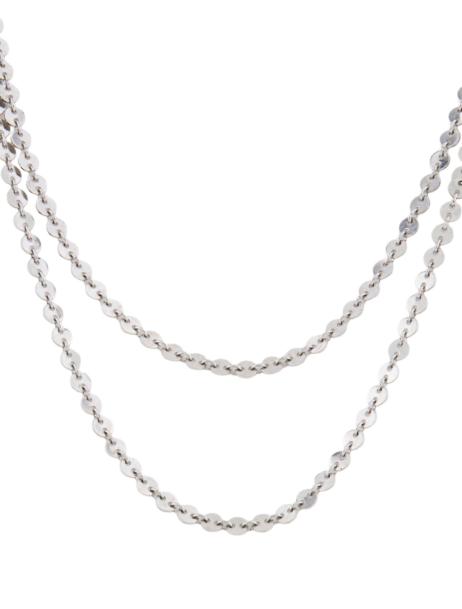 Lisa Freede Double Strand Disc Collar Necklace