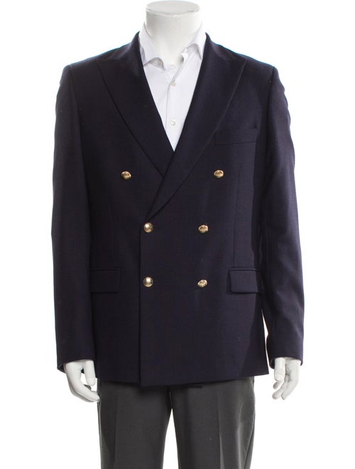 Lords & Fools Wool Cutout Accent Blazer