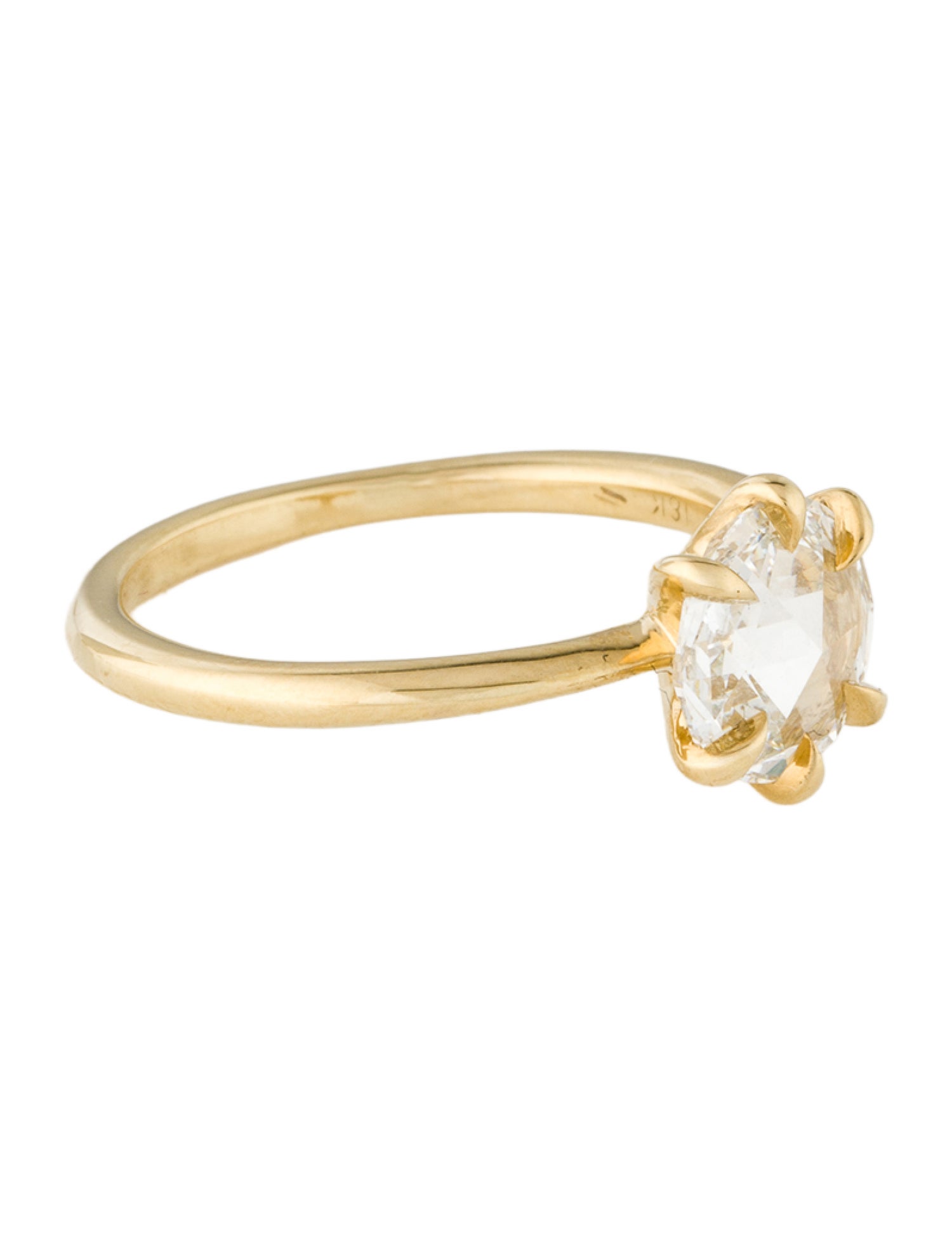 Laurie Fleming 18K 1.09ct Lab-Grown Diamond Engagement Ring