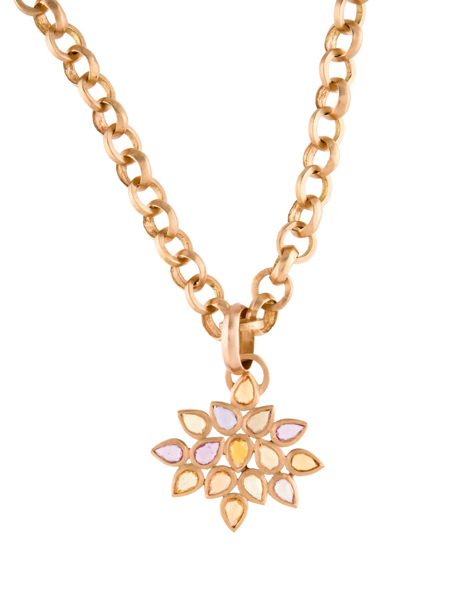 LFrank 18K Sapphire & Diamond Pendant Necklace