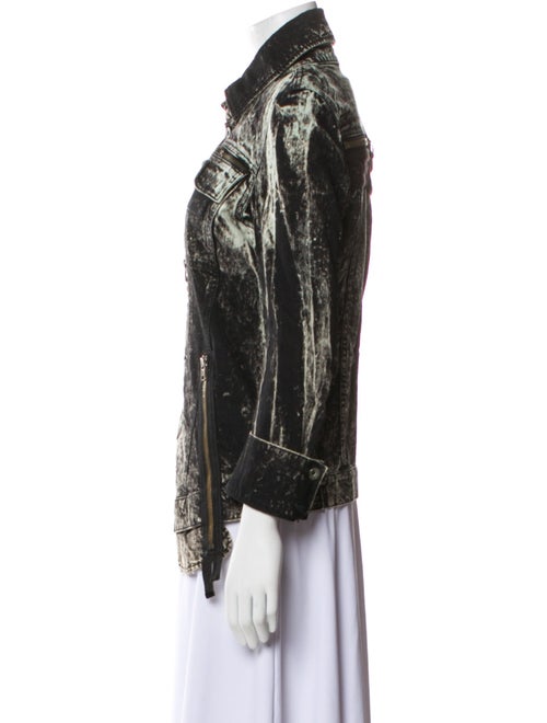 L.G.B. Printed Denim Jacket