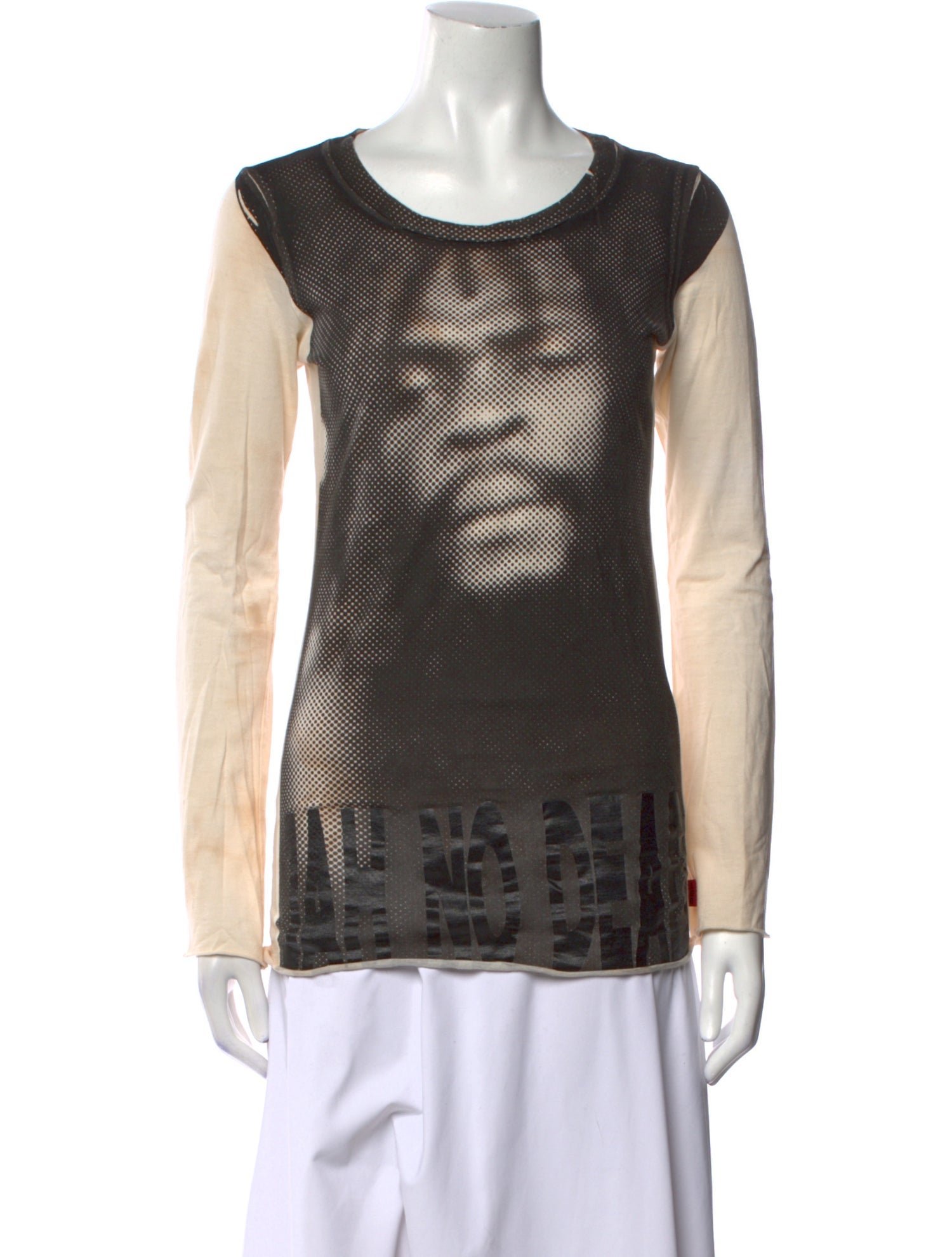 L.G.B. Tie-Dye Print Scoop Neck Top