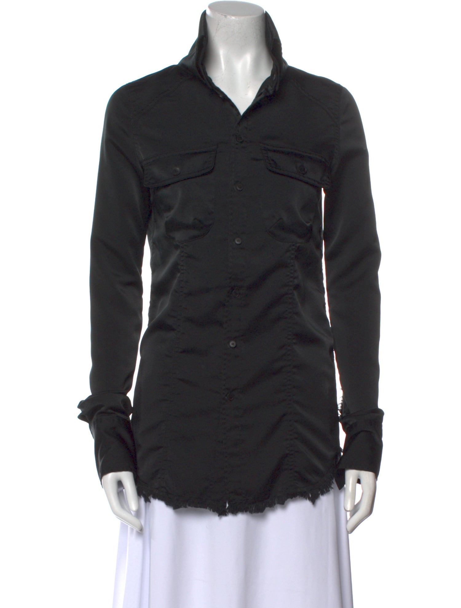 L.G.B. Long Sleeve Button-Up Top