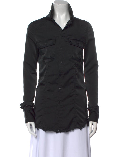 L.G.B. Long Sleeve Button-Up Top