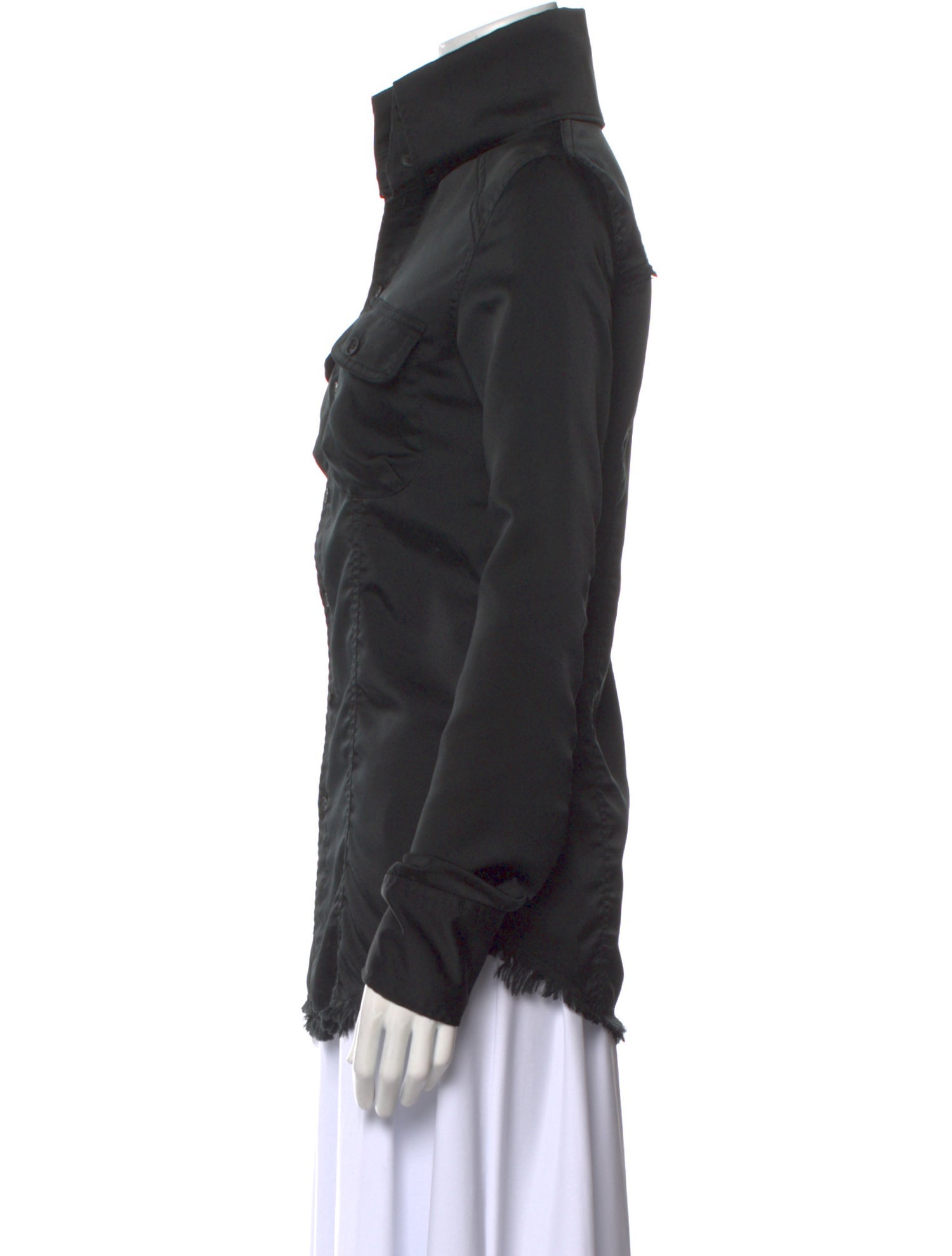 L.G.B. Long Sleeve Button-Up Top