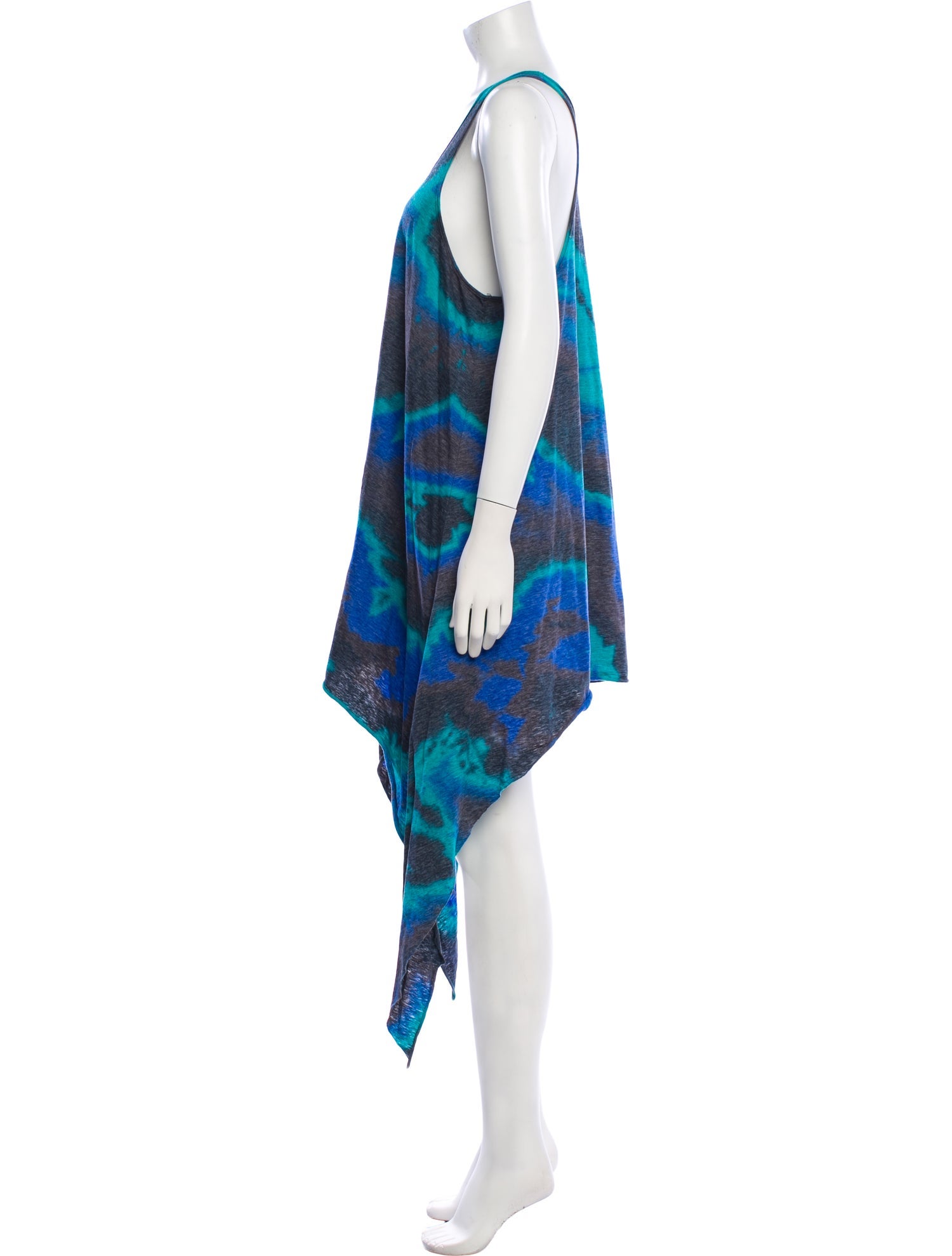 L.G.B. Tie-Dye Print Mini Dress