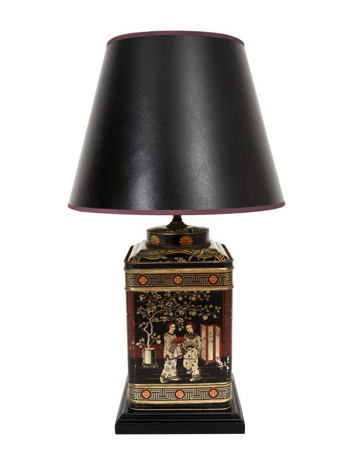 Lighting Asian Tin Table Lamp