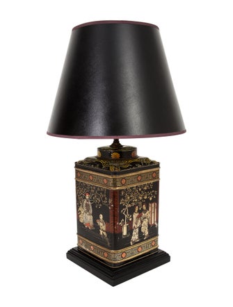 Lighting Asian Tin Table Lamp