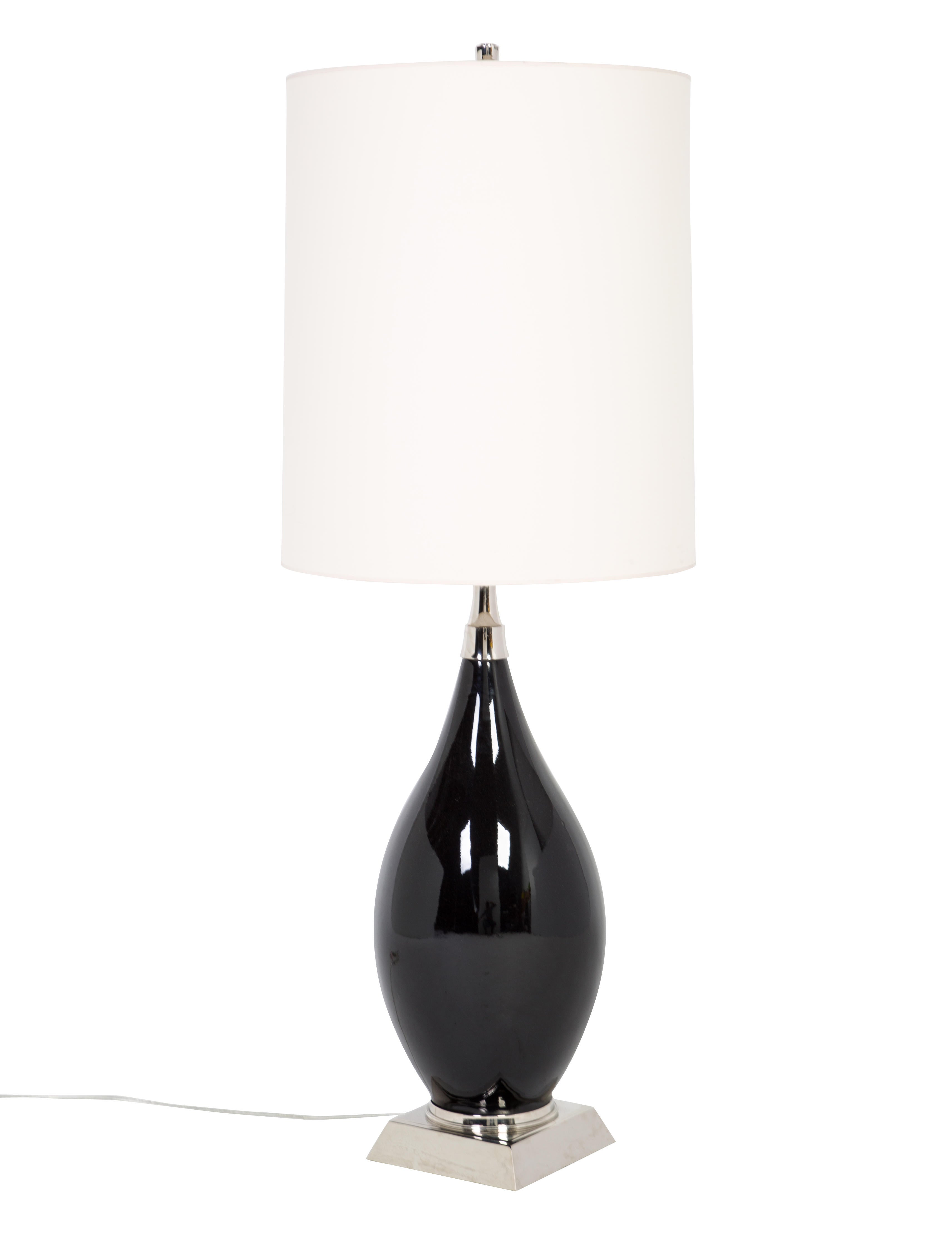 Lighting Oversize Visual Comfort Co. Table Lamp Black Table Lamps
