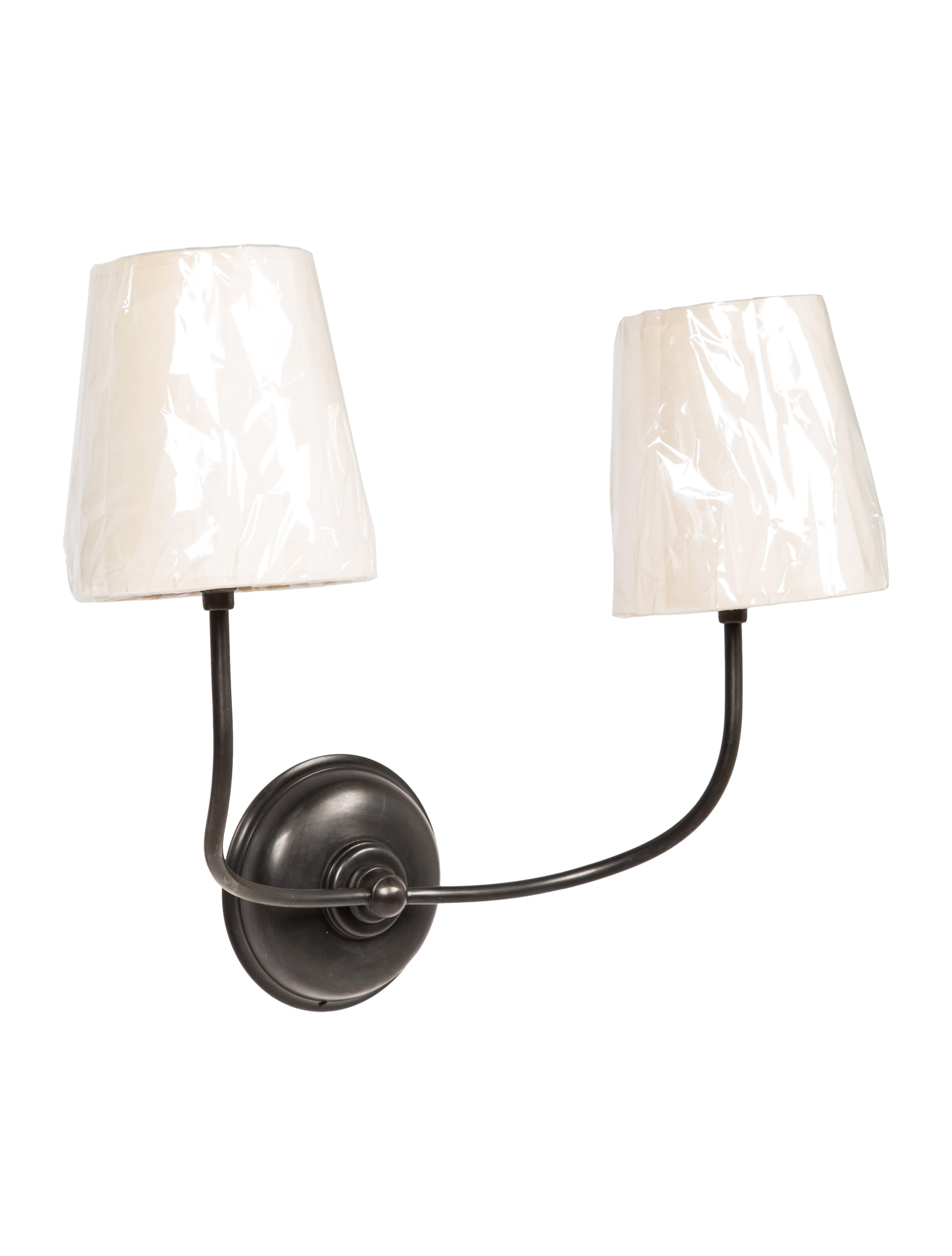 Lighting Visual Comfort Thomas O'Brien Vendome Double Sconce - Grey ...