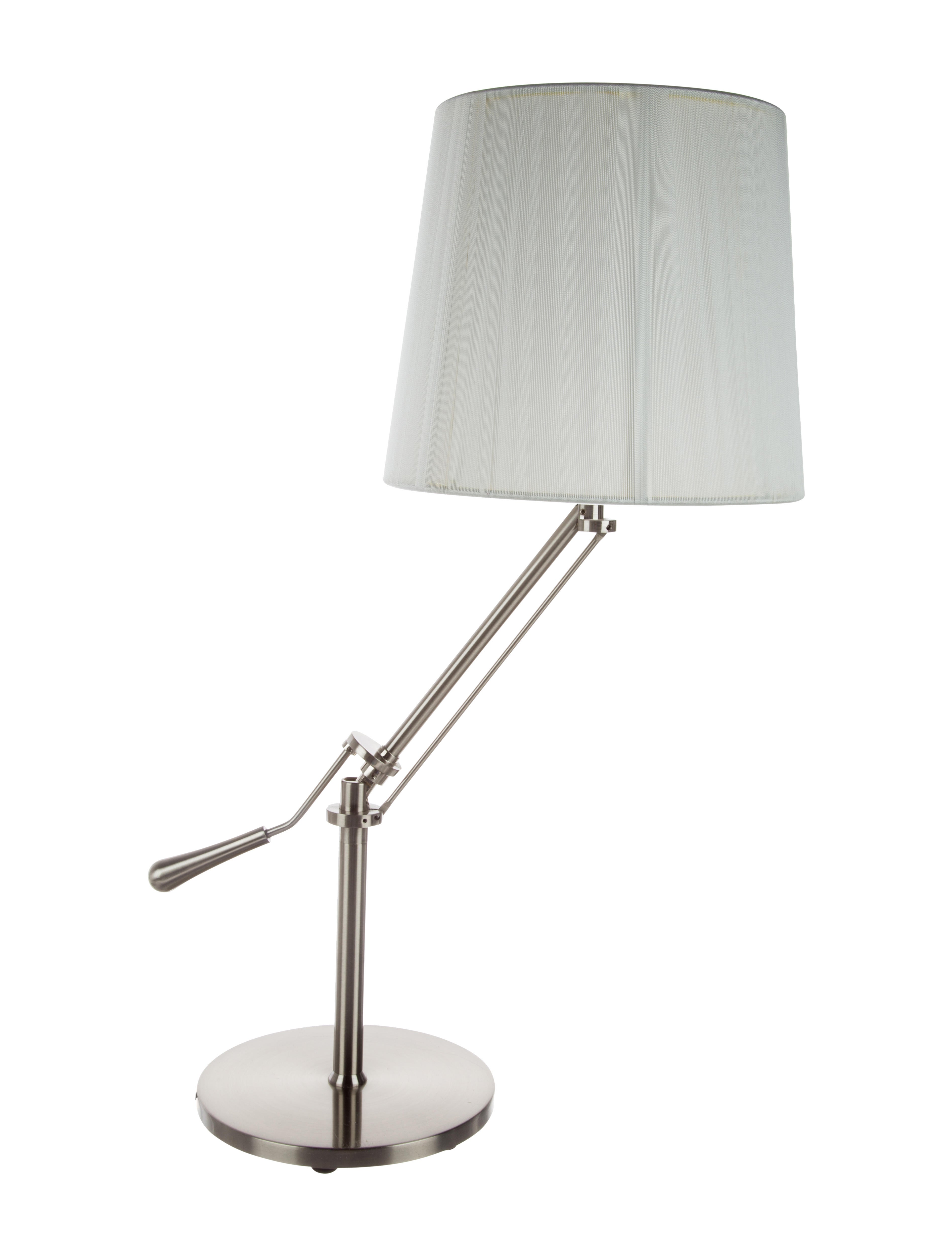 Lighting Modern Stainless Steel Desk Lamp Lghti20741 Consign