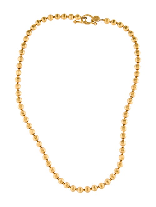 Laura Gibson 22K Faceted Chain Necklace