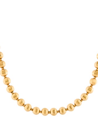 Laura Gibson 22K Faceted Chain Necklace