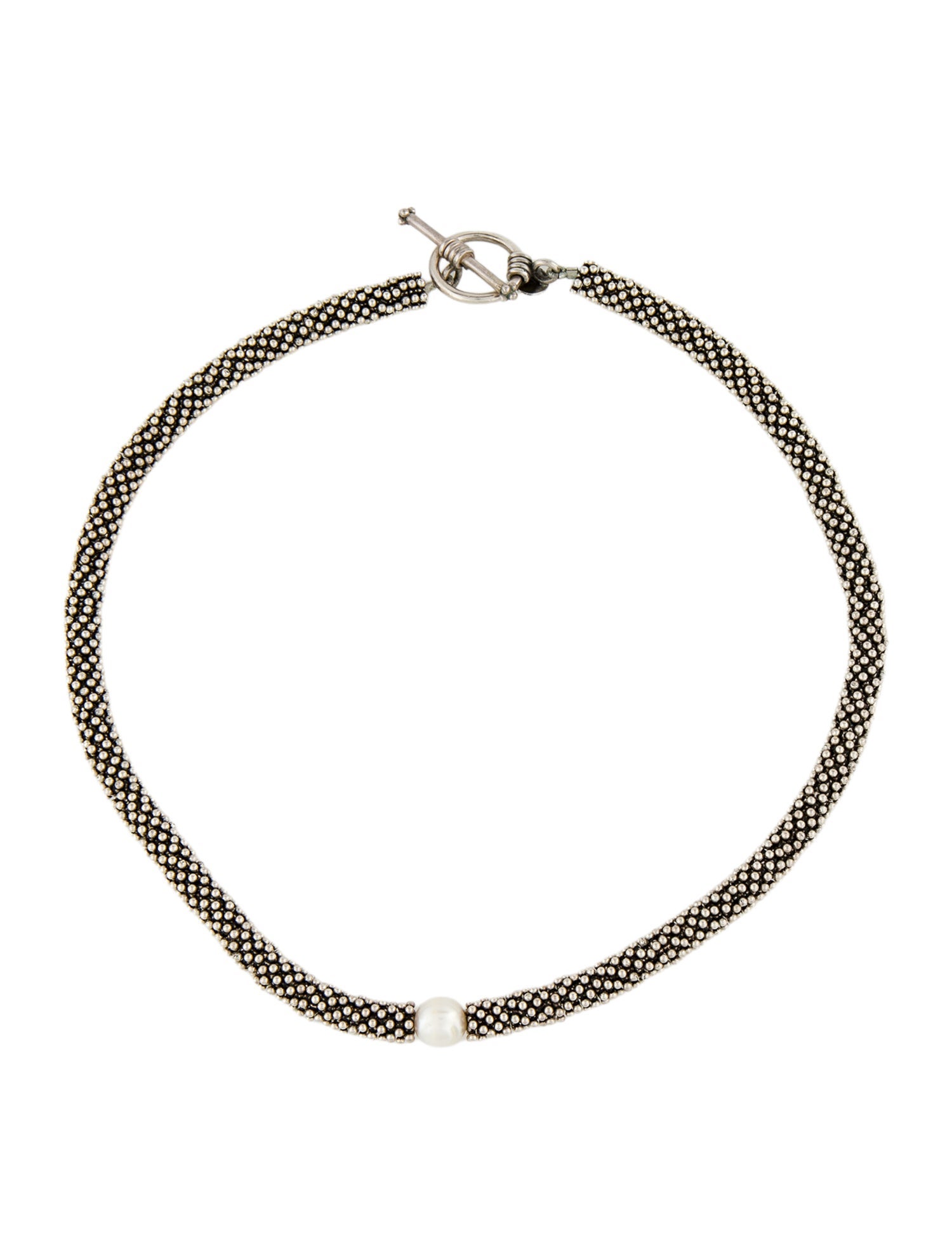 Laura Gibson Pearl Choker Necklace