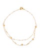 Laura Gibson 22k Chalcedony Double Strand Necklace