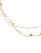 Laura Gibson 22k Chalcedony Double Strand Necklace