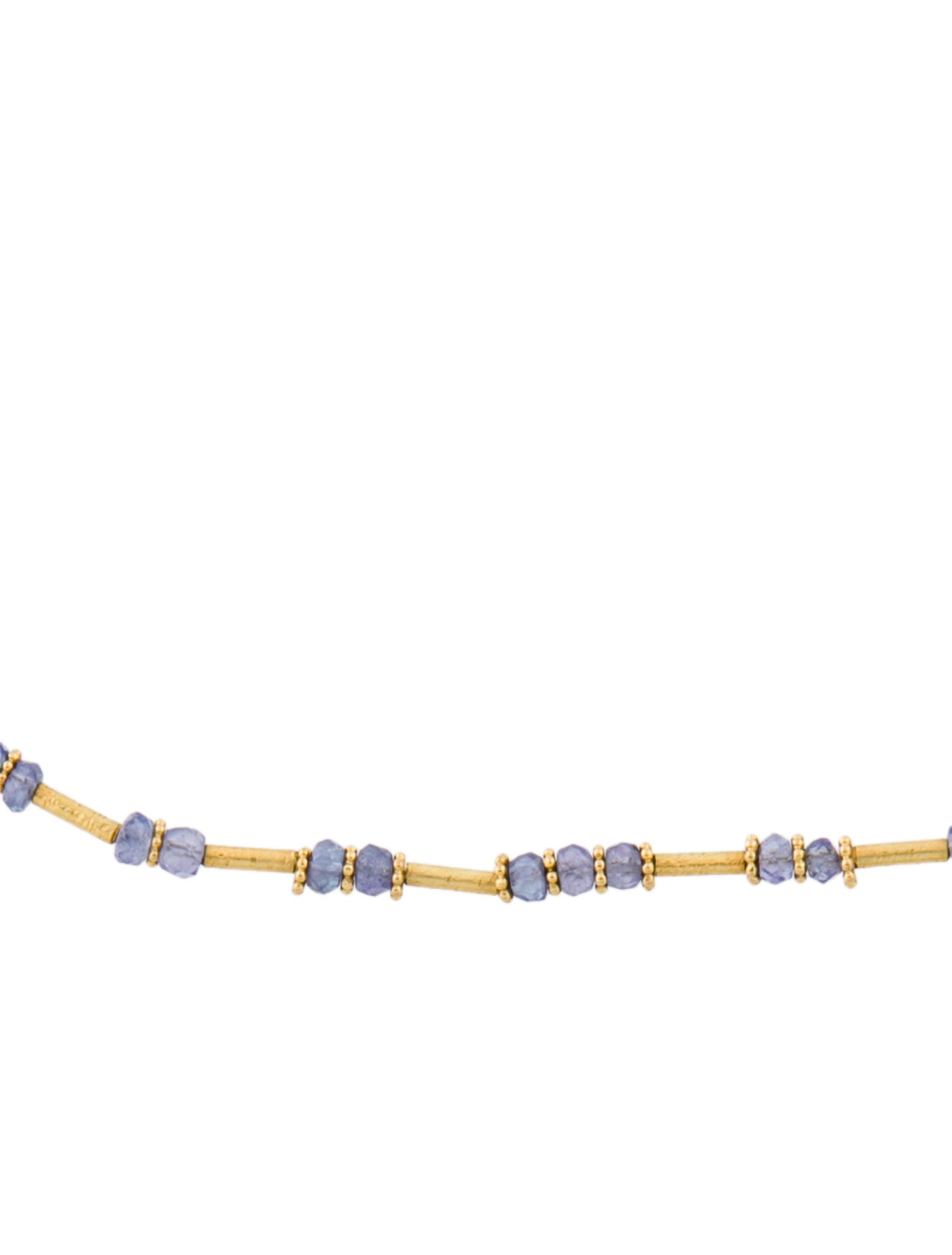 Laura Gibson 18K Tanzanite Choker Necklace
