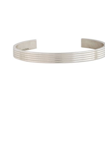 Le Gramme Godron Ridged Collection Cuff