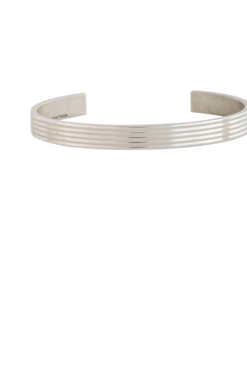 Le Gramme Godron Ridged Collection Cuff