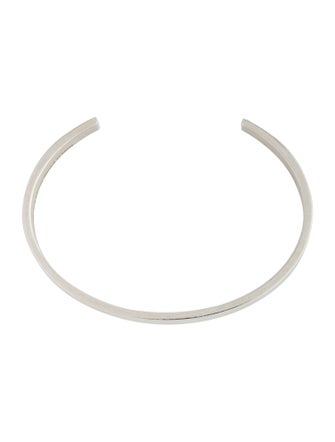 Le Gramme Godron Ridged Collection Cuff