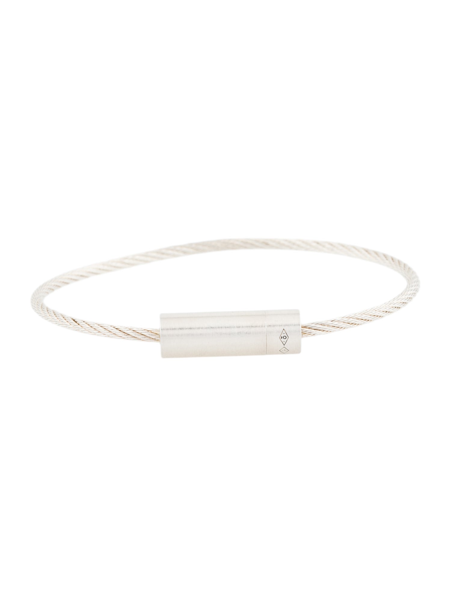 Le Gramme Twisted Cable Bracelet