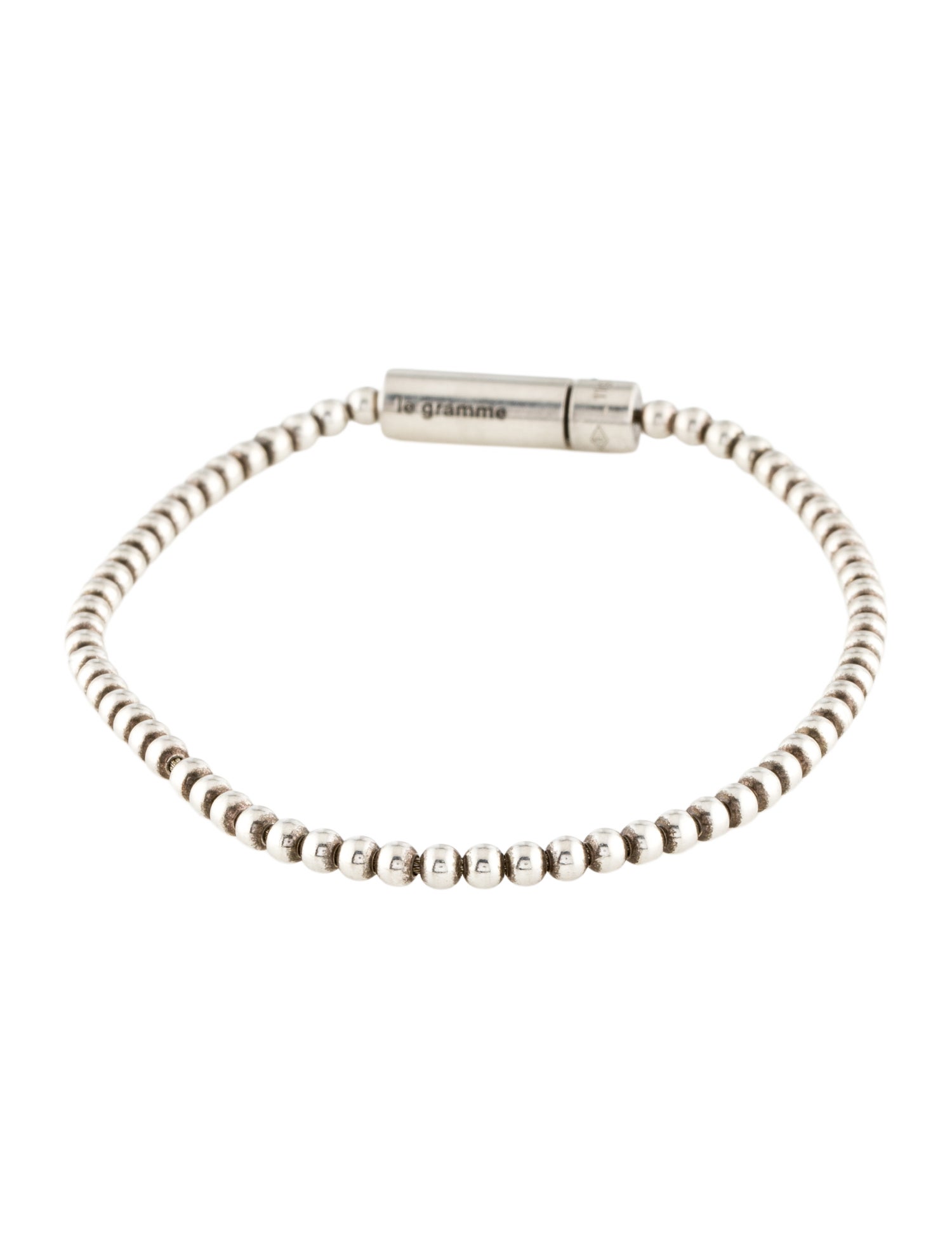 Le Gramme Le 11g Beaded Link Bracelet