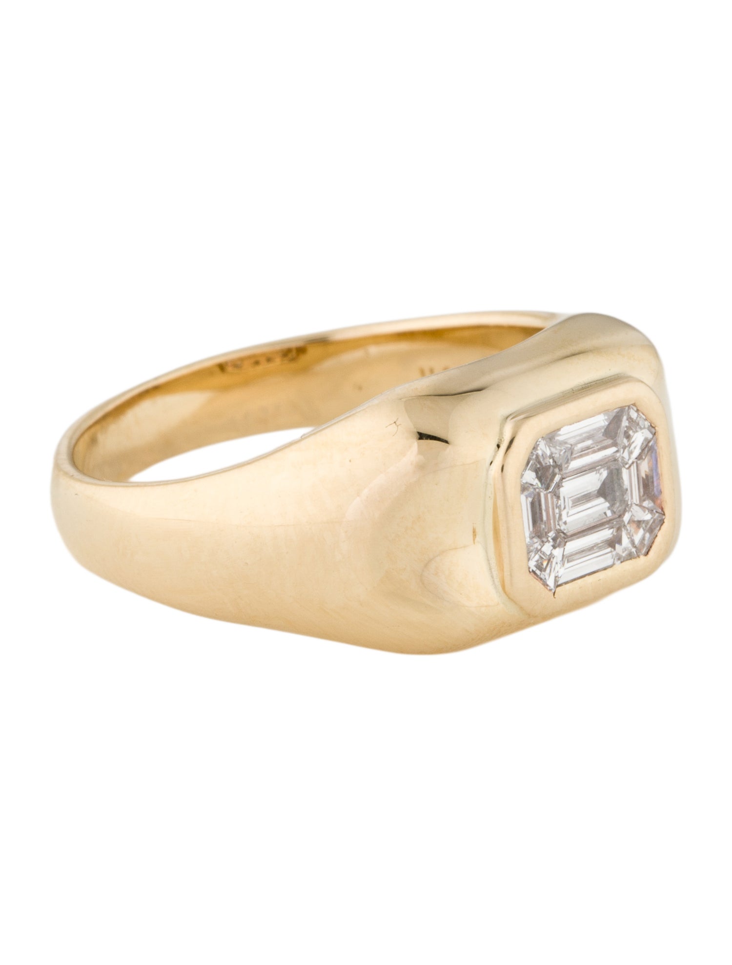 Logan Hollowell 14K Diamond Oracle Signet Ring
