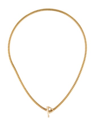 Logan Hollowell 14K Mini Trillion Toggle Choker Nekclace